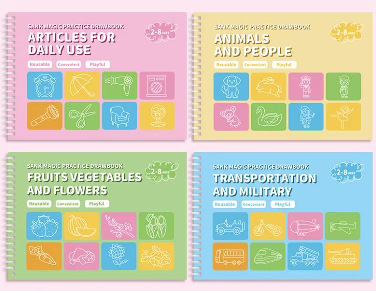 Miniatura 4 de Libros de caligrafía y dibujo x4